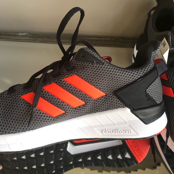 MEN’S ADIDAS QUESTAR RIDE CARBON/SOLRED/GREFOU - Picture 5 of 8